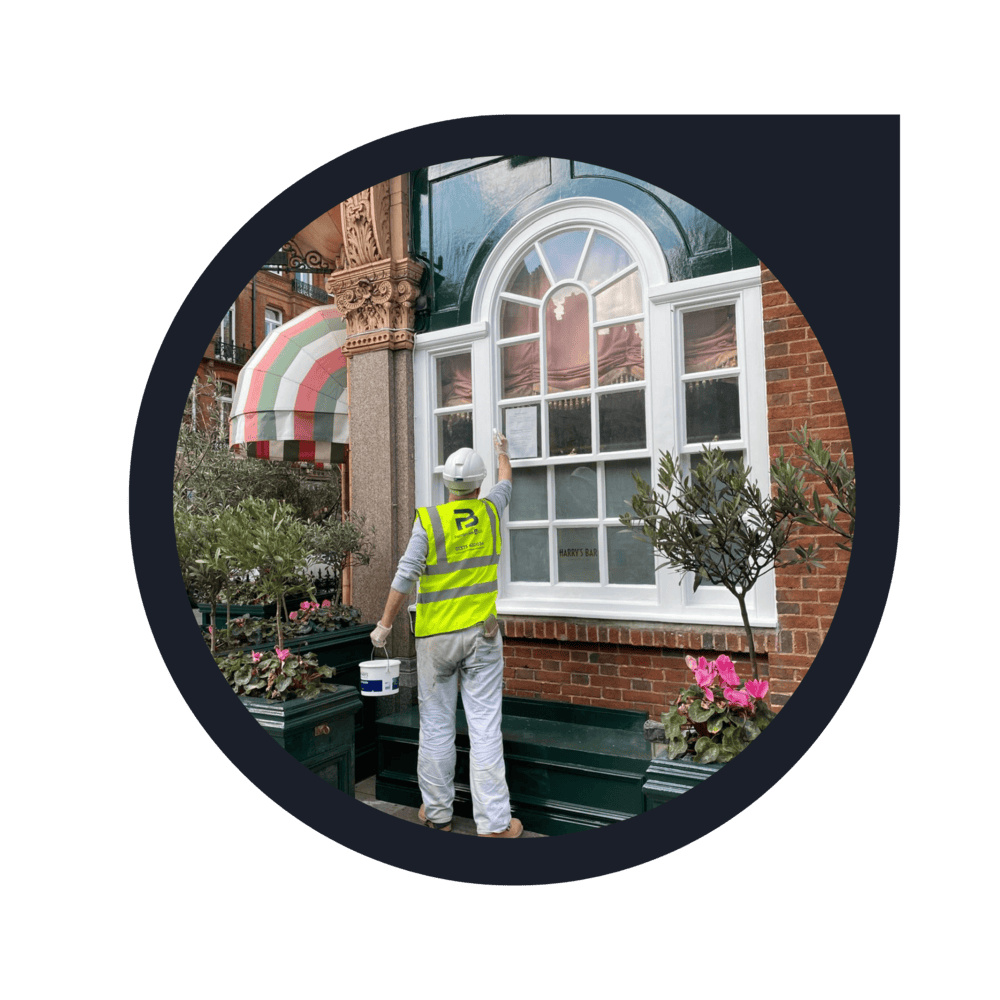 window cleaning painting contractors in london and south east